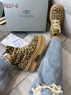 Ботинки женские “BALENCIAGA ” (Леопард) - фото 121231